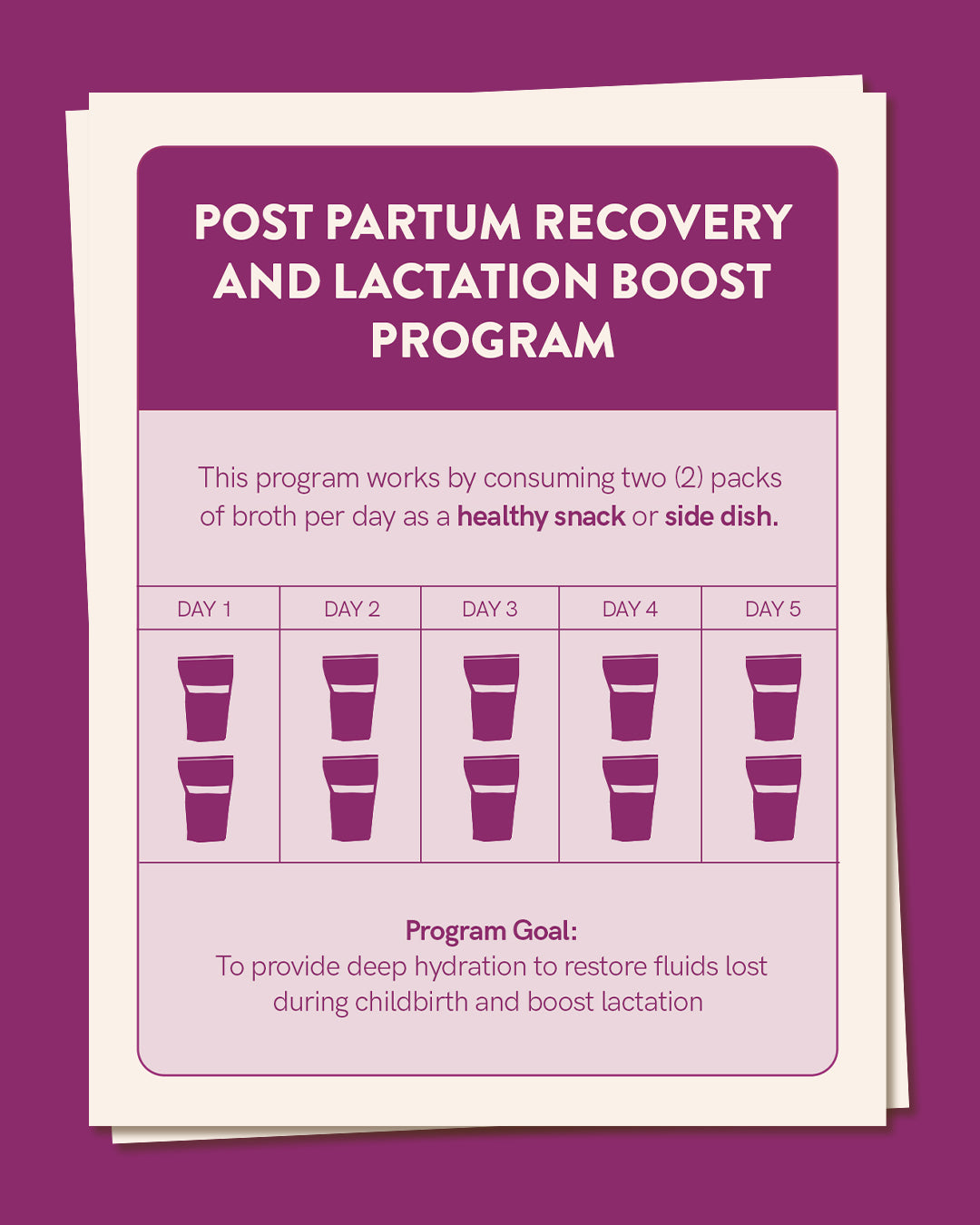 Post Partum Recovery and Lactation Boost Program – Brothed