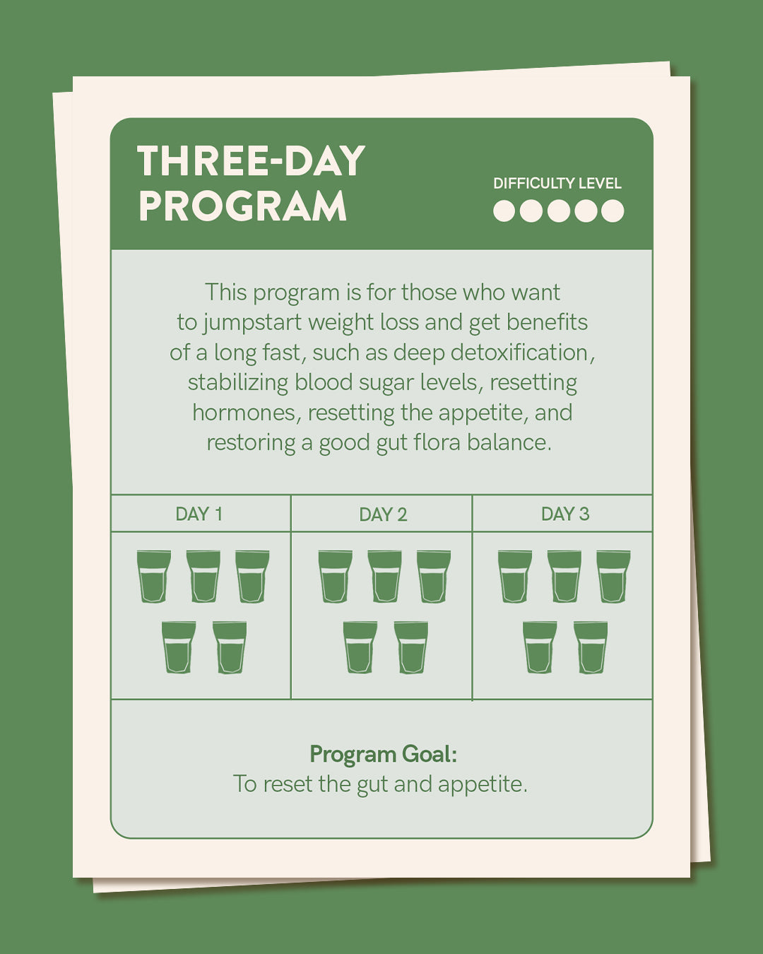 3 Day Program